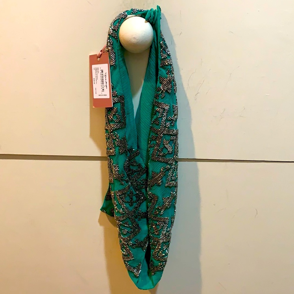 BNWT MIGNONNE GAVIGAN EMERALD GUNMETAL  NECKLACE